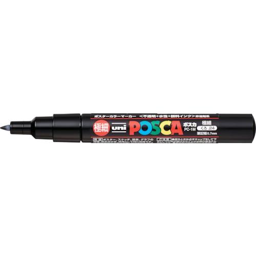 ปากกามาร์คเกอร์ uni สูตรน้ำ posca extra fine black