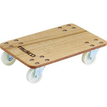 Load image into gallery viewer, TRUSCO plywood flat trolley Petite Cargo 450X300 nylon car
