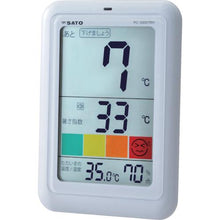 Load image into gallery viewer, Sato Digital Thermometer and Hygrometer Comfortable Navi Plus PC-5500TRH (1051-00)
