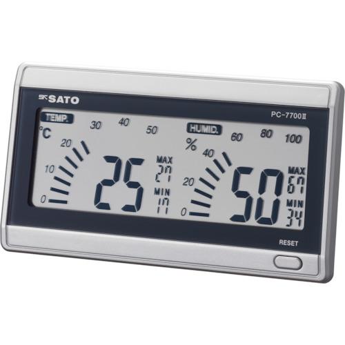 Sato digital thermometer and hygrometer