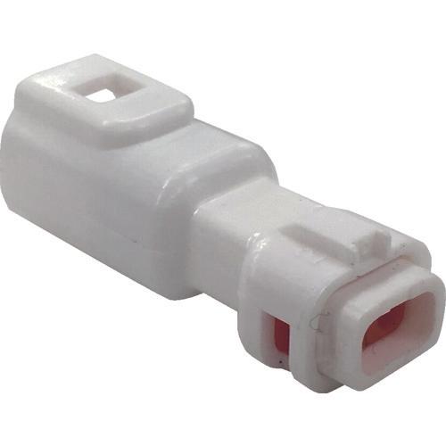 TRUSCO waterproof connector plug housing (10 pieces) number of cores 2 jacket outer diameter φ1.3 to 1.7 white