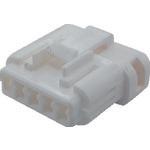 TRUSCO waterproof connector plug housing (10 pieces) number of cores 5 outer diameter φ1.0 to 1.3 white