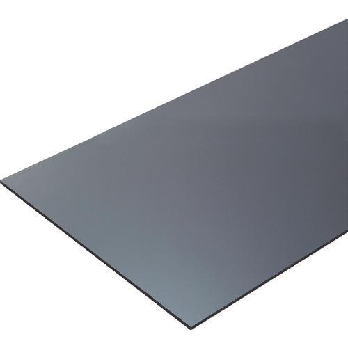 TRUSCO polycarbonate flat plate 450mm 600mm thickness 2mm gray smoke