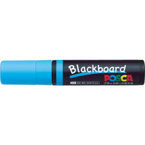 uni ปากกามาร์คเกอร์ชนิดเม็ดสีสูตรน้ำ กระดานดำ posca หนาพิเศษ สีฟ้าอ่อน