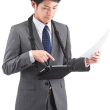 画像をギャラリービューアに読み込む, ＳＡＮＷＡ　ショルダーベルト付きタブレットケース
