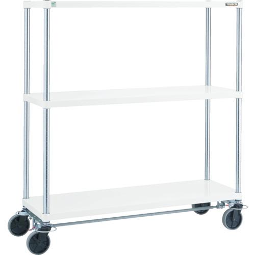 TRUSCO Phoenix แร็ค 1200X600 U ล้อ 4 ล้อ เคลือบผงป้องกันแบคทีเรียด้วยสี SW