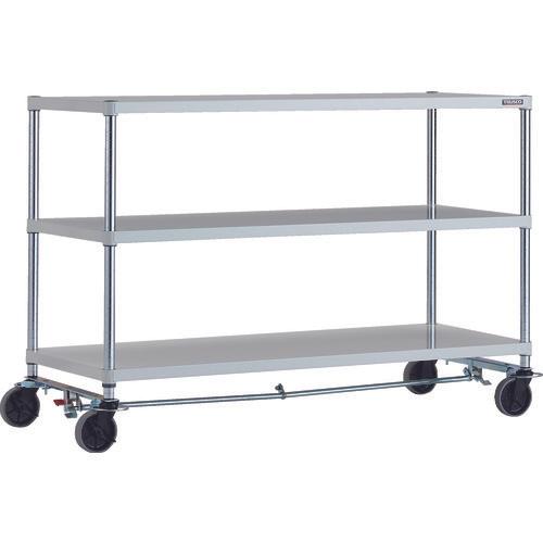 TRUSCO ฟีนิกซ์ แร็ค 1500x600 3 ตอน U ล้อ 4 ล้อ เคลือบสีฝุ่นป้องกันแบคทีเรีย SW