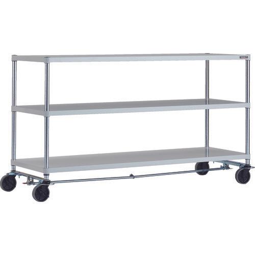 แร็ค TRUSCO Phoenix 1800X600 3 ตอน U wheel 4 ล้อ พร้อมสี SW color antibacterial powder