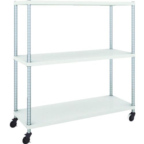 TRUSCO ฟีนิกซ์ แร็ค 1200X450 3 ชั้นพร้อมล้อตัวยู W เคลือบสีฝุ่นแอนตี้แบคทีเรีย