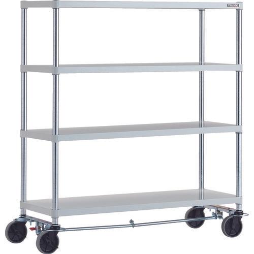 TRUSCO ฟีนิกซ์ แร็ค 1200X450 4 ตอน U ล้อ 4 ล้อ เคลือบผงป้องกันแบคทีเรียด้วยสี SW