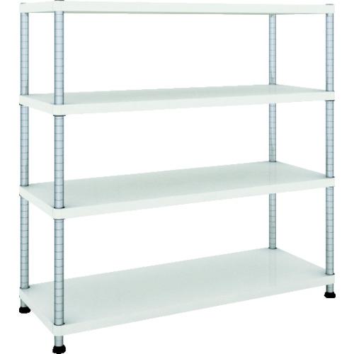 ชั้นวาง TRUSCO Phoenix 1200X450 4 ชั้น W เคลือบสีฝุ่นต้านเชื้อแบคทีเรีย