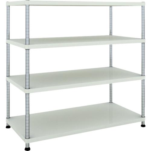 ชั้นวาง TRUSCO Phoenix 1200X600 4 ชั้น W เคลือบสีฝุ่นต้านเชื้อแบคทีเรีย