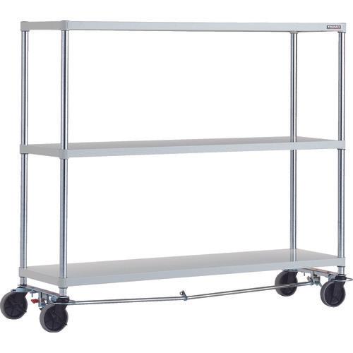 TRUSCO ฟีนิกซ์ แร็ค 1500X450 3 ตอน U ล้อ 4 ล้อ เคลือบผงป้องกันแบคทีเรียด้วยสี SW