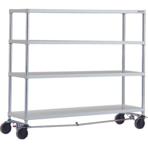 TRUSCO ฟีนิกซ์ แร็ค 1500X450 4 ตอน U ล้อ 4 ล้อ เคลือบผงป้องกันแบคทีเรียด้วยสี SW