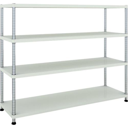 ชั้นวาง TRUSCO Phoenix 1500X450 4 ชั้น W เคลือบสีฝุ่นต้านเชื้อแบคทีเรีย