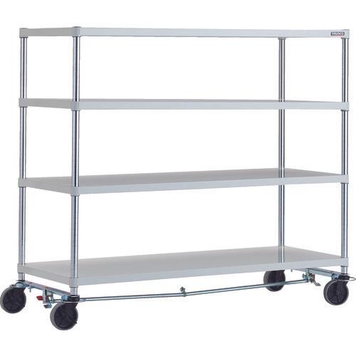 TRUSCO ฟีนิกซ์ แร็ค 1500x600 4 ตอน U ล้อ 4 ล้อ เคลือบผงป้องกันแบคทีเรียด้วยสี SW