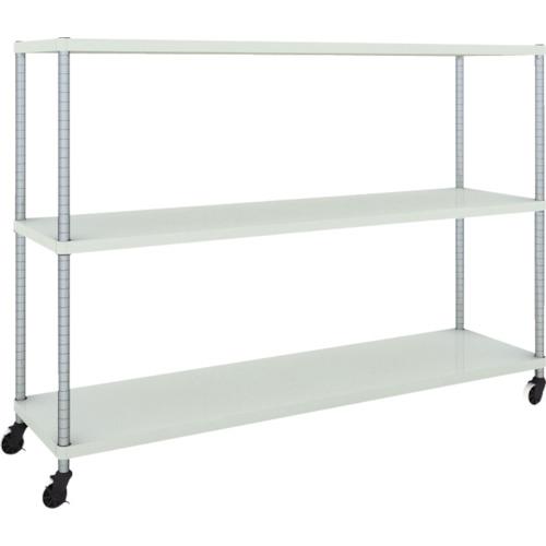 TRUSCO ฟีนิกซ์ แร็ค 1800X450 3 ขั้นพร้อมล้อตัวยู W เคลือบสีฝุ่นแอนตี้แบคทีเรีย