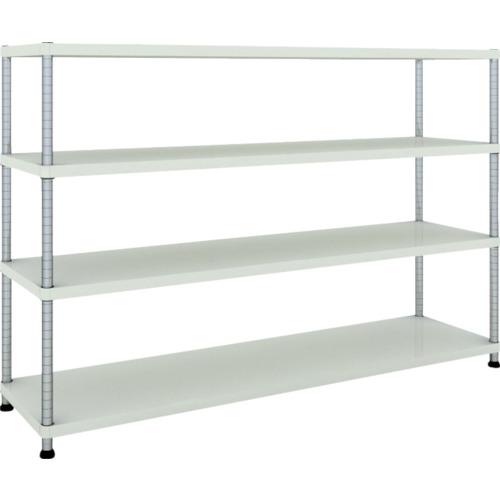 ชั้นวาง TRUSCO Phoenix 1800X450 4 ชั้น W เคลือบสีฝุ่นต้านเชื้อแบคทีเรีย