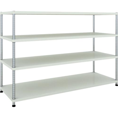 ชั้นวาง TRUSCO Phoenix 1800X600 4 ชั้น W เคลือบสีฝุ่นต้านเชื้อแบคทีเรีย