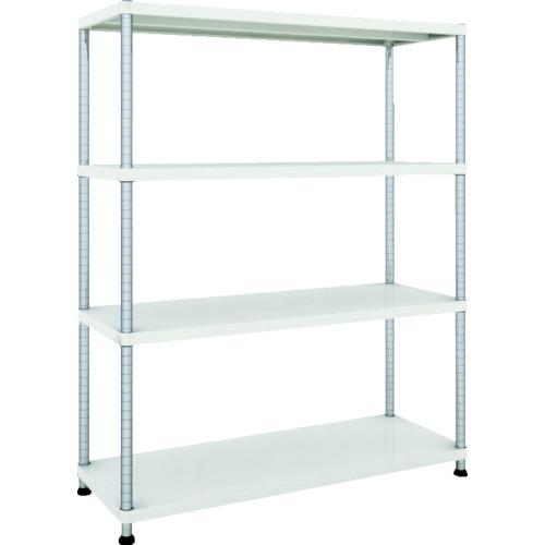 ชั้นวาง TRUSCO Phoenix 1200X450 4 ชั้น W เคลือบสีฝุ่นต้านเชื้อแบคทีเรีย