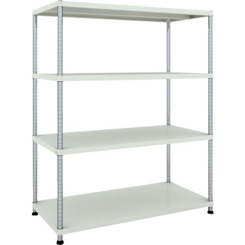 ชั้นวาง TRUSCO Phoenix 1200X600 4 ชั้น W เคลือบสีฝุ่นต้านเชื้อแบคทีเรีย