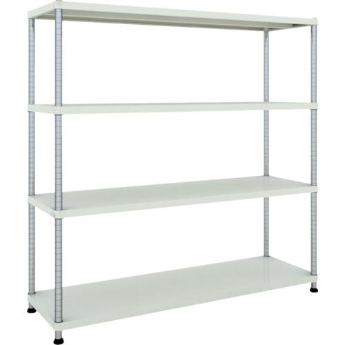 ชั้นวาง TRUSCO Phoenix 1500X450 4 ชั้น W เคลือบสีฝุ่นต้านเชื้อแบคทีเรีย