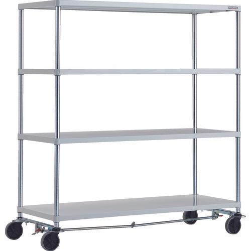 TRUSCO ฟีนิกซ์ แร็ค 1500x600 4 ตอน U ล้อ 4 ล้อ เคลือบผงป้องกันแบคทีเรียด้วยสี SW