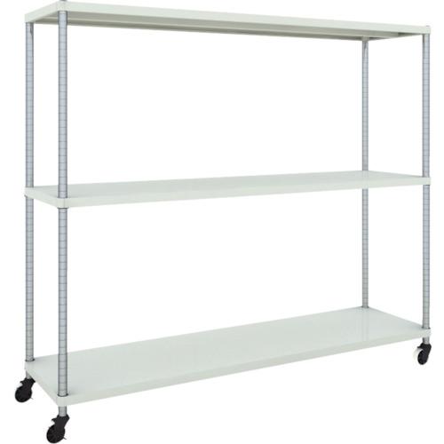 TRUSCO ฟีนิกซ์ แร็ค 1800X450 3 ขั้นพร้อมล้อตัวยู W เคลือบสีฝุ่นแอนตี้แบคทีเรีย