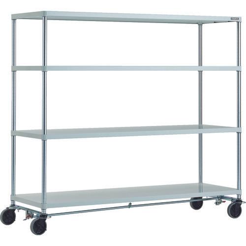 TRUSCO ฟีนิกซ์ แร็ค 1800X600 4 ตอน U ล้อ 4 ล้อ เคลือบสีฝุ่นป้องกันแบคทีเรีย SW