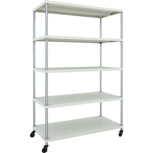 TRUSCO ฟีนิกซ์ แร็ค 1200X600 5 ขั้น พร้อมล้อ U W เคลือบสีฝุ่นแอนตี้แบคทีเรีย