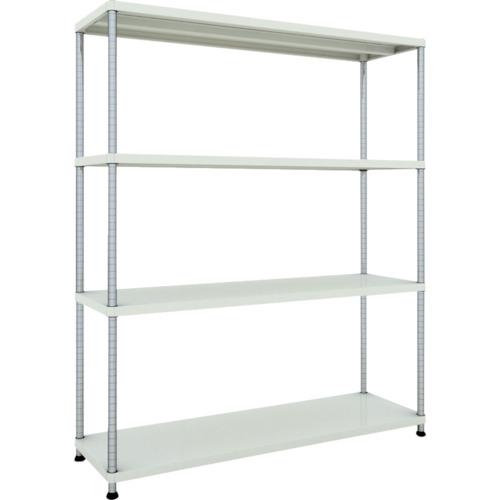 ชั้นวาง TRUSCO Phoenix 1500X450 4 ชั้น W เคลือบสีฝุ่นต้านเชื้อแบคทีเรีย