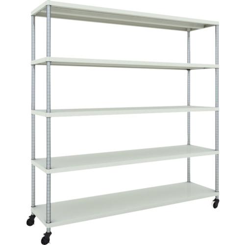 Giá đỡ TRUSCO phoenix 1800X450 5 bậc bánh xe chữ U sơn tĩnh điện kháng khuẩn màu W