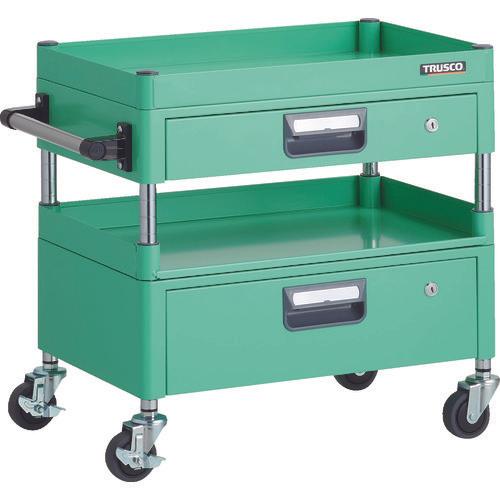 Xe goòng TRUSCO Phoenix âm tiết kiệm 600X400XH600 có ngăn kéo có kệ 3 mặt bảng YG color