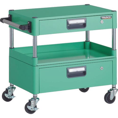 Xe goòng TRUSCO Phoenix âm tiết kiệm 600X400XH600 có ngăn kéo có kệ 3 mặt bảng YG color