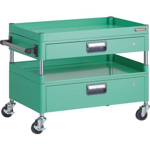 Xe goòng TRUSCO Phoenix âm tiết kiệm 750X500XH600 có hộc kéo có ván kệ 3 đợt YG color