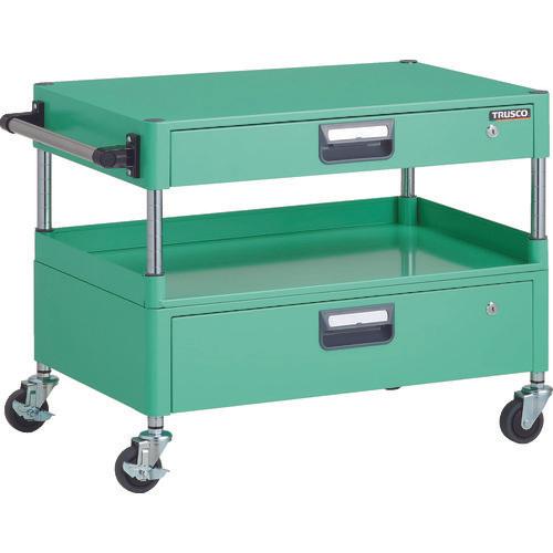 Xe goòng TRUSCO Phoenix âm tiết kiệm 750X500XH600 có hộc kéo có ván kệ 3 đợt YG color