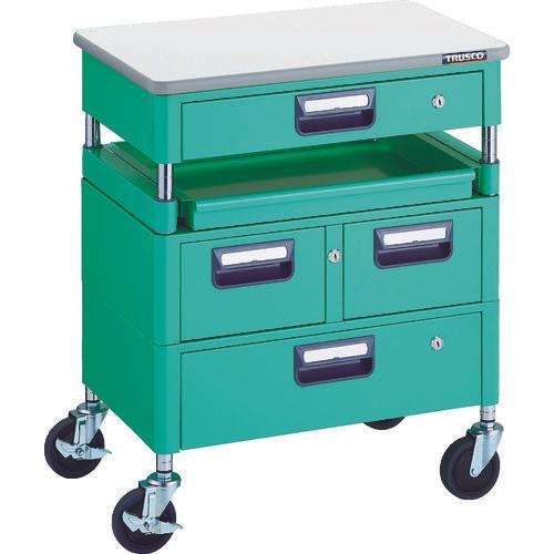 Xe goòng TRUSCO Phoenix âm tiết kiệm 600X400 H740 có hộc 1 ray có tấm nóc YG color