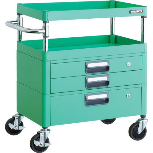 Xe goòng TRUSCO Phoenix im lặng 600X400XH740 có ngăn kéo Màu YG