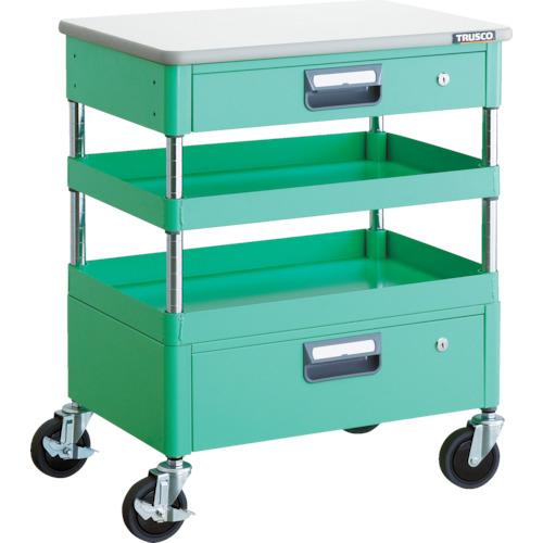 Ngăn kéo TRUSCO Phoenix toa xe tiết kiệm âm thanh 600X400XH740 với tấm trên cùng màu YG