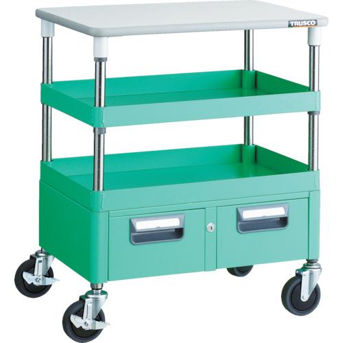 Ngăn kéo TRUSCO Phoenix toa xe tiết kiệm âm thanh 600X400XH740 với tấm trên cùng màu YG