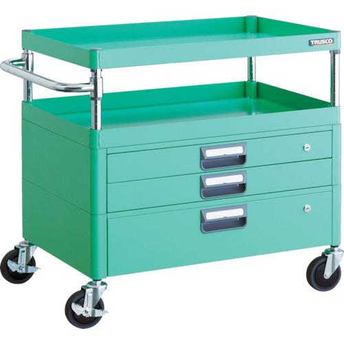 Xe goòng TRUSCO Phoenix im lặng 750X500XH740 có ngăn kéo Màu YG