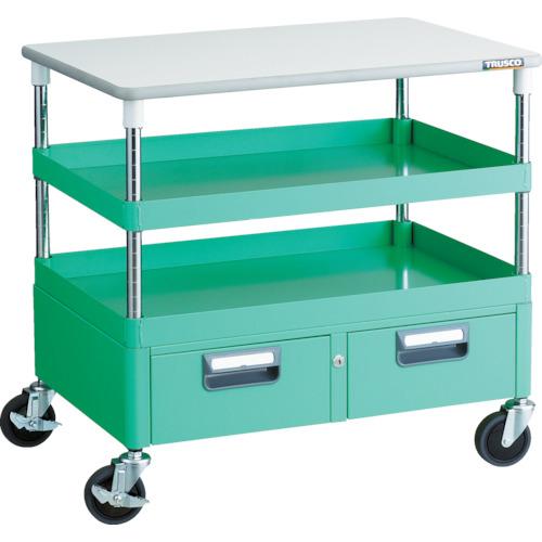 Ngăn kéo TRUSCO Phoenix toa xe tiết kiệm âm thanh 750X500XH740 với tấm trên cùng màu YG