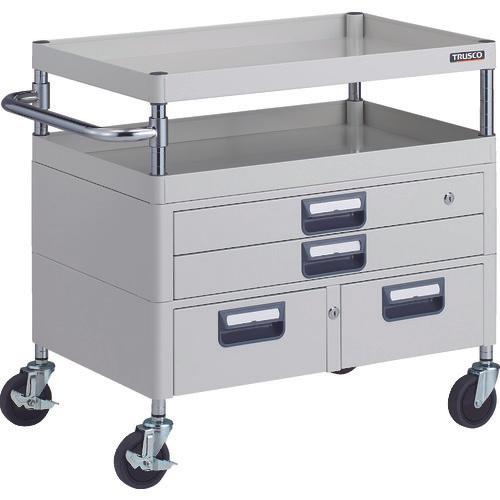 Xe goòng TRUSCO Phoenix âm kháng khuẩn tiết kiệm 750x500xH740 có ngăn W màu