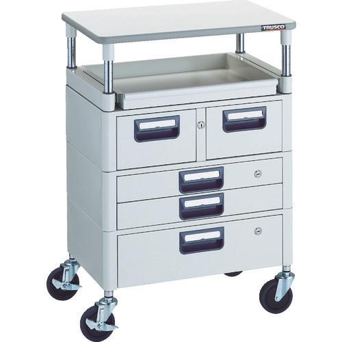 Xe goòng TRUSCO Phoenix âm tiết kiệm 600X400 H880 có hộc 1 ray W màu