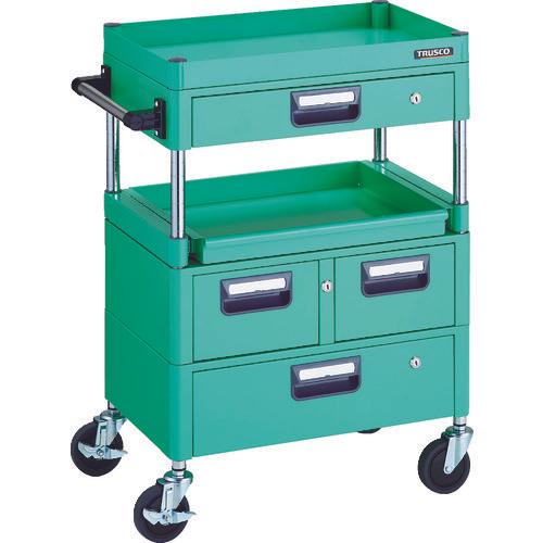 Xe goòng TRUSCO Phoenix âm tiết kiệm 600X400 H880 có hộc 1 ray Màu YG