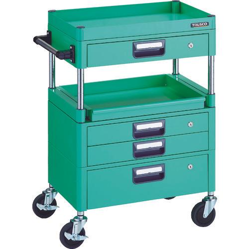 Xe goòng TRUSCO Phoenix âm tiết kiệm 600X400 H880 có hộc 1 ray Màu YG