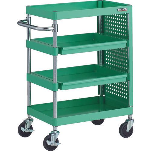 TRUSCO Phoenix Wagon Tiết kiệm âm thanh kháng khuẩn 600X400 Bảng điều khiển bên 2 tầng được đính kèm Màu YG