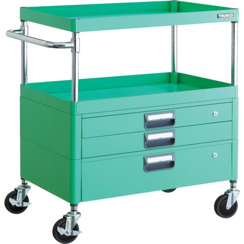 Xe goòng TRUSCO Phoenix im lặng 600X400XH880 có ngăn kéo Màu YG