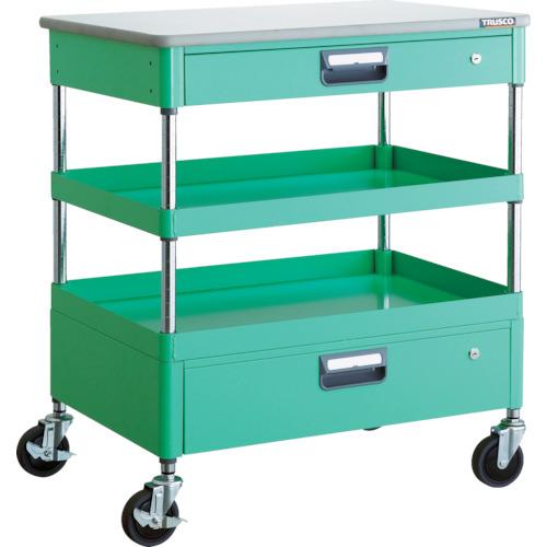 Ngăn kéo TRUSCO Phoenix toa xe tiết kiệm âm thanh 600X400XH880 với tấm trên cùng màu YG