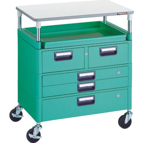 Xe goòng TRUSCO Phoenix âm tiết kiệm 750X500 H880 có hộc 1 ray có tấm nóc YG color